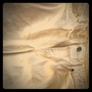 Gap 1969 sexy boot cut white jeans